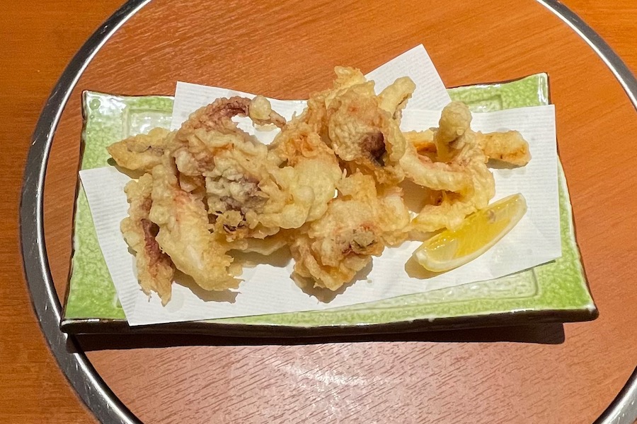 【海鮮料理屋 大告丸】イカの天ぷら
