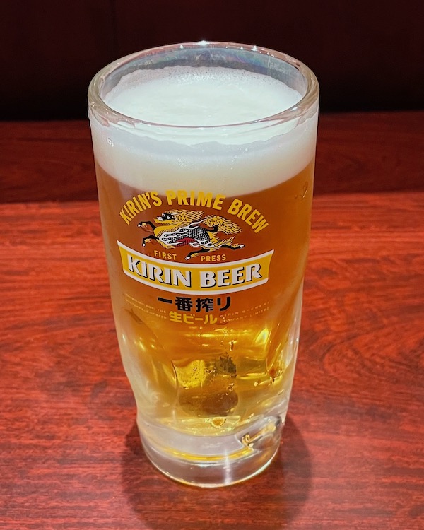 【瀬戸内居酒屋 魚なげ】ビール