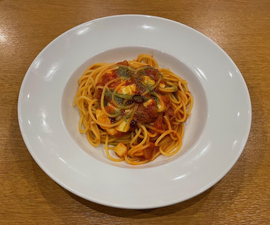 【COCO'S 周南店】ココスでファミレス飲み！　モッツァレラチーズとトマトソースのスパゲッティ、ミニサイズ